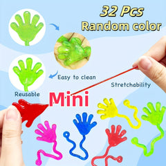 Mini Glitter Sticky Hands Sensory Toys - Party Bag Stuffers