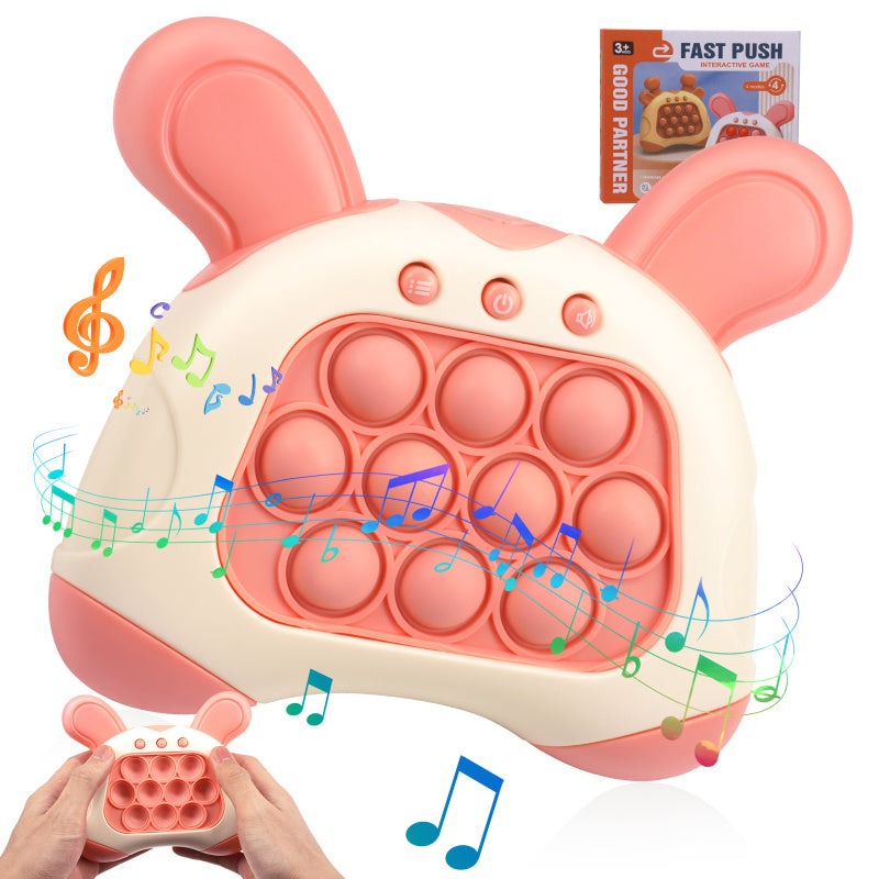 Push Bubble Pattern Popping Game Stress Relief Toy Pink