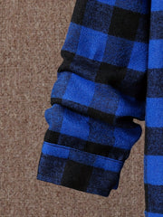 Boys Plaid Shirts Long Sleeve Button Down Tops Outwear Spring Fall