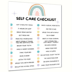Self Care Check In Poster Self Love Print