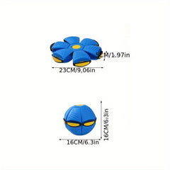 Elastic Deformed Flying Saucer Ball Outdoor Educational Toy