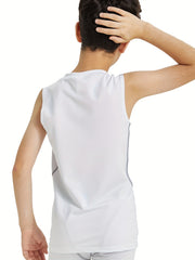 3PCS Kids Sport Vest Boys Quick Dry Fitness Top