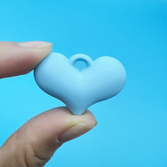 Acrylic Lacquer Heart Necklace Earrings Bag Decoration