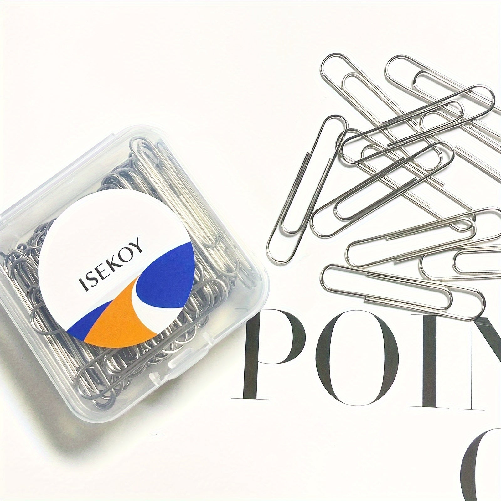 80pcs Large Paper Clips 5.08 Cm Jumbo Paper Clip for Office School
