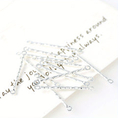 200pcs Embossed Connection Stick for Drop Earring
