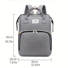 Portable Mommy Bag Folding Crib Maternal Baby Backpack