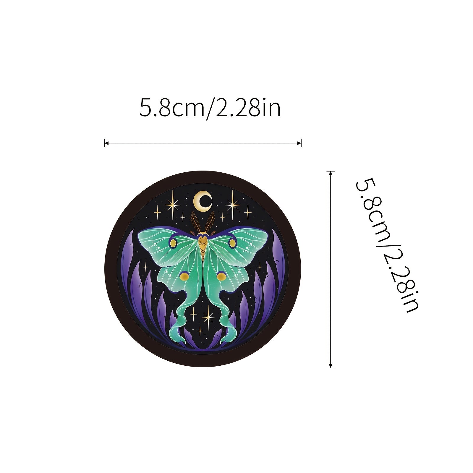 60pcs Halloween Stickers Vinyl Waterproof Ghost Skeleton Stickers