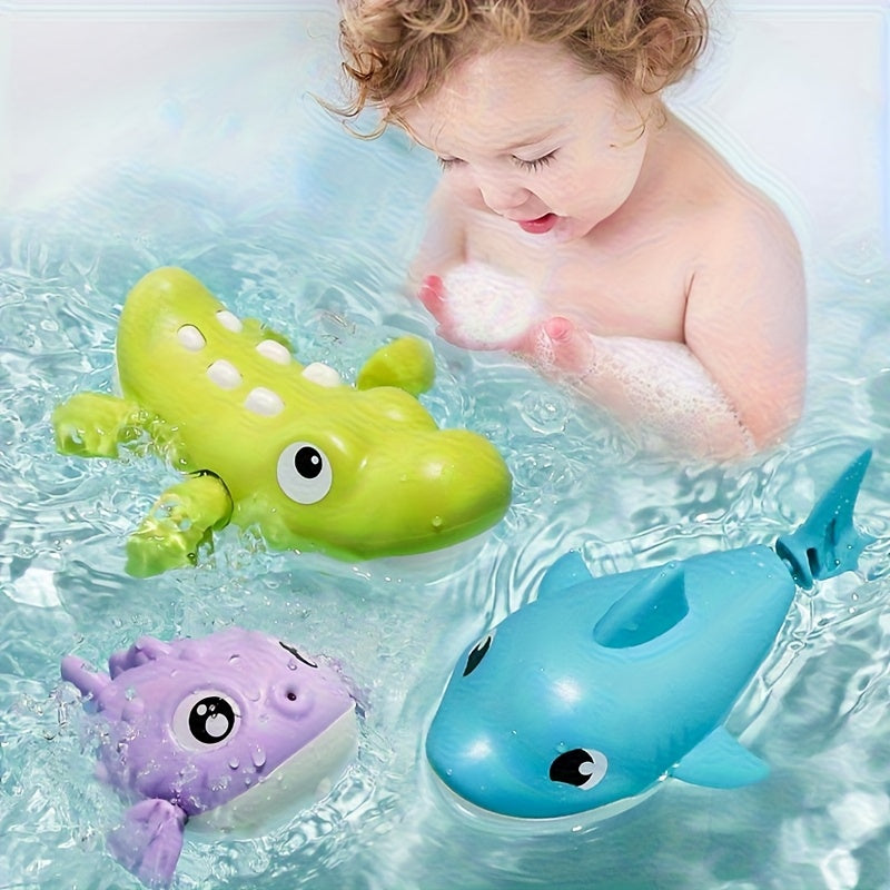 Kids Bathing Water Play Animal Toy Set - 5 Styles 4 Colors