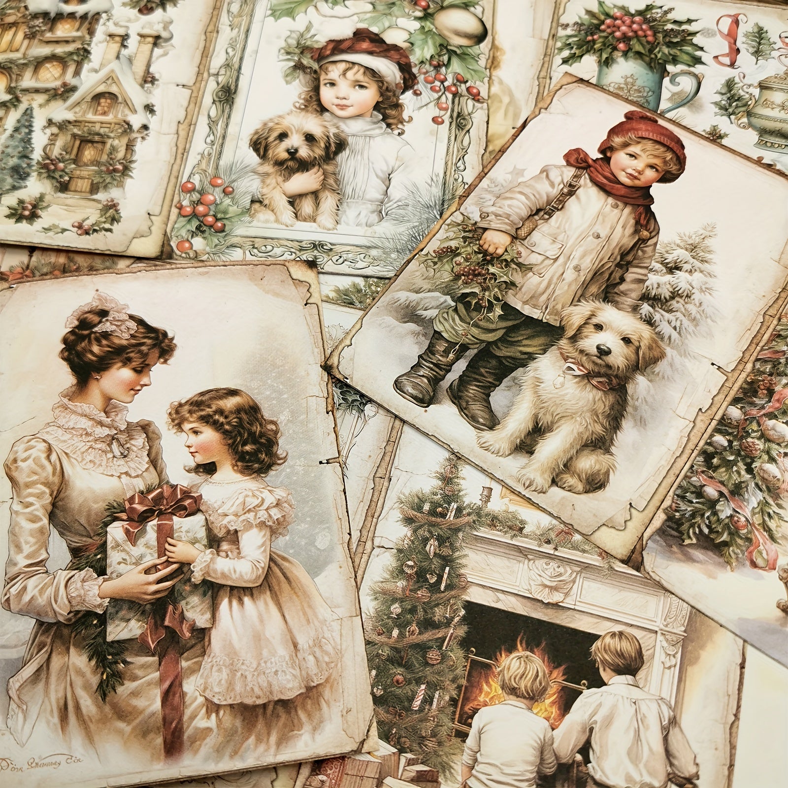 Vigus8 Mother's Scrapbook Diary A5 Size Handcraft Paper