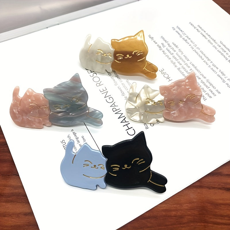 Cat Shaped Duck Billed Hair Clip for Girls