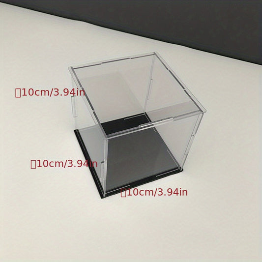 Square Display Box Castle Building Block Blind Box Clay Plastic Box