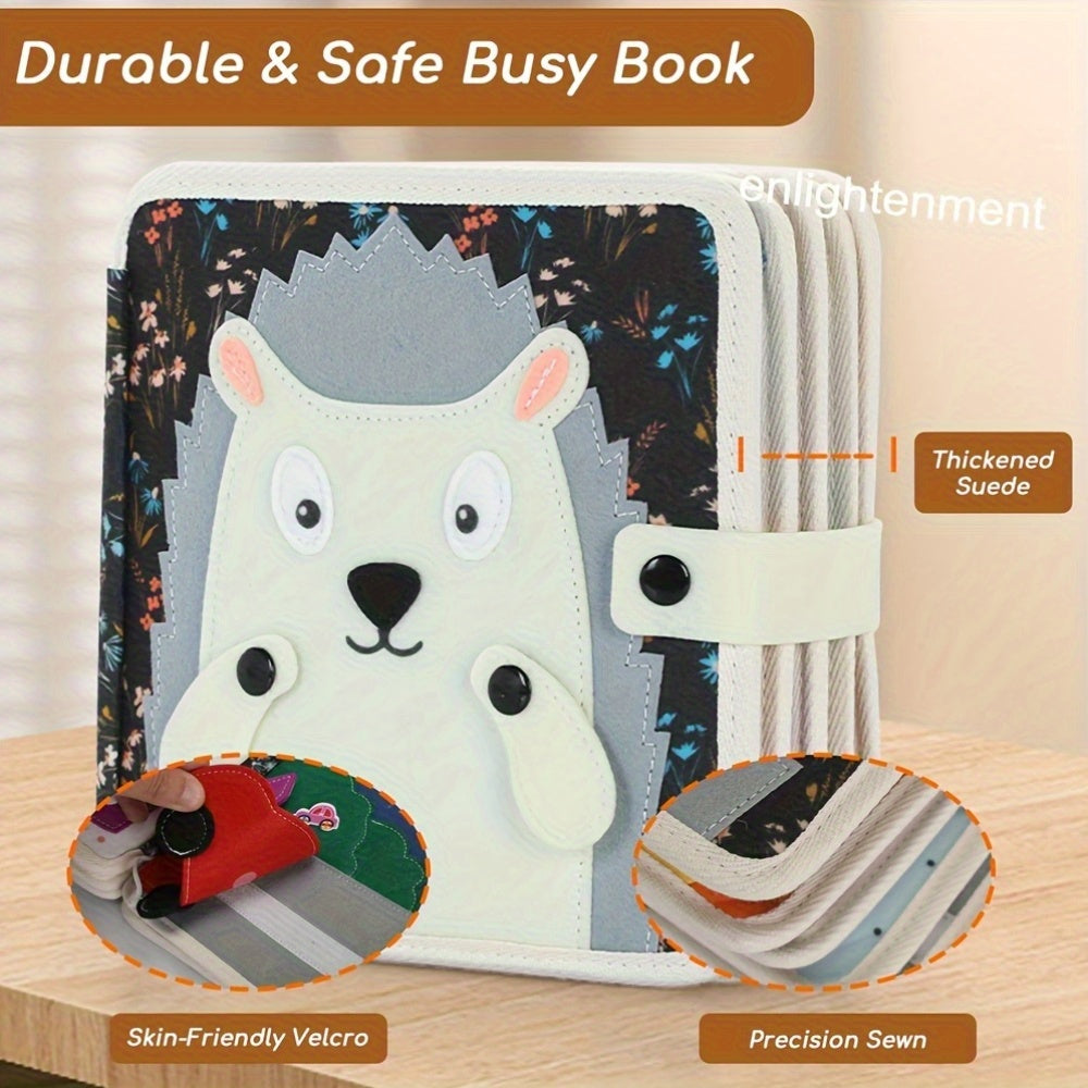 Interactive Hedgehog Felt Storybook Busy Board