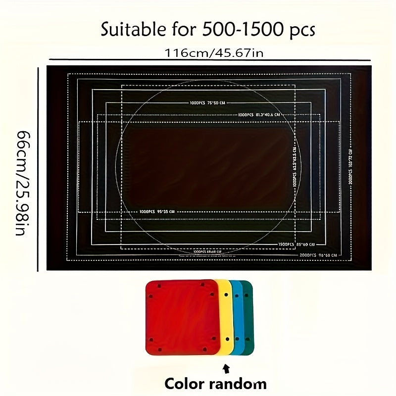 Puzzle Mat Set with Sorting Plates - Lightweight Felt Material