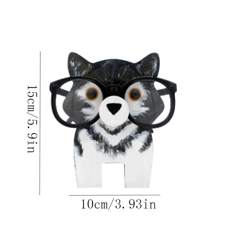 Men's Retro Animal Glasses Storage Bracket