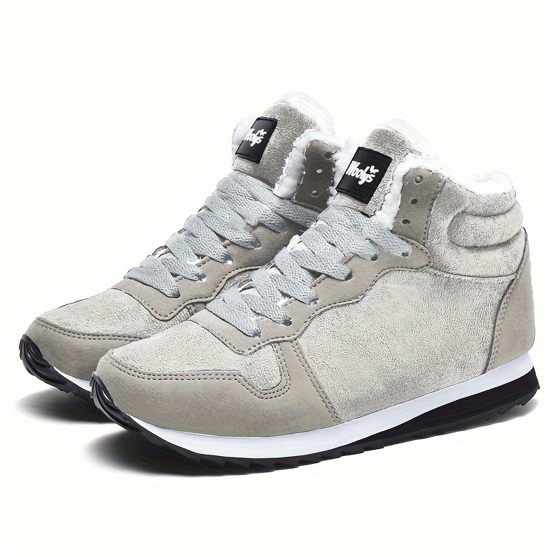 Women's Winter Thermal Snow Boots Plush Lined Lace Up Sneakers