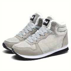Women's Winter Thermal Snow Boots Plush Lined Lace Up Sneakers