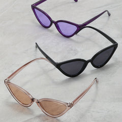 3 Pairs Cat Eye Sunglasses Women Retro Summer Outdoor Shades