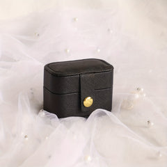 Mini Pink Ring Storage Box With Grids