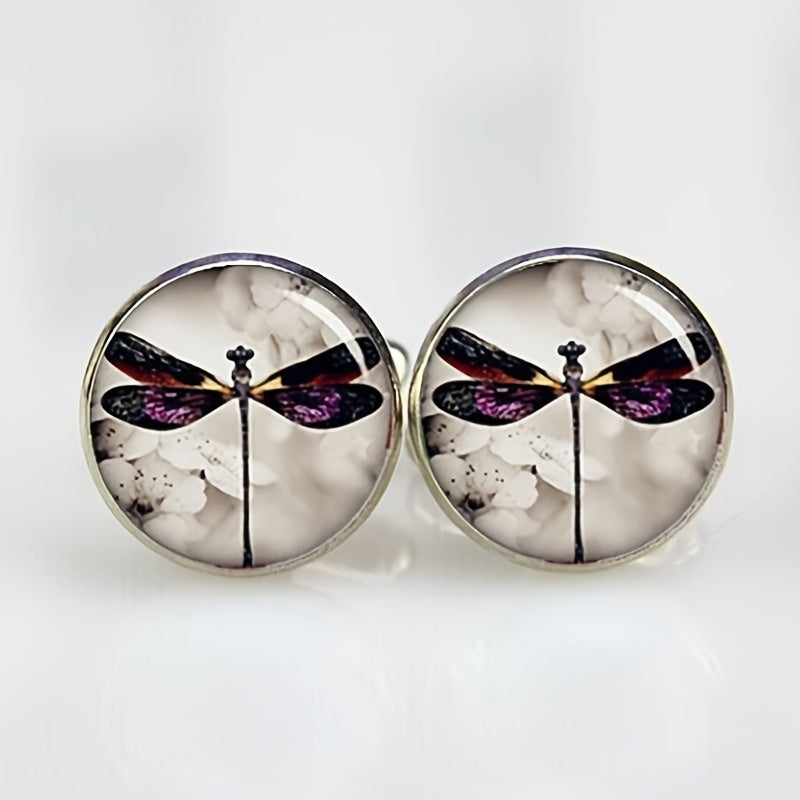 Vintage Dragonfly Cufflinks Groom Cufflinks