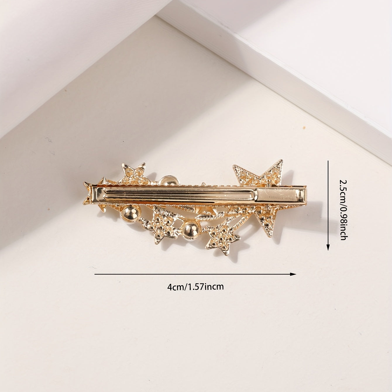 Rhinestone Hair Clip Shooting Star Duck Billed Clip Women Girls Hair Acces