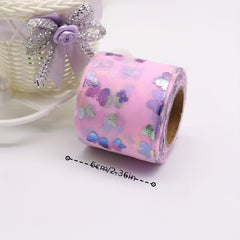 Butterfly Ribbon Bow Hairpins Set - 25 Yards