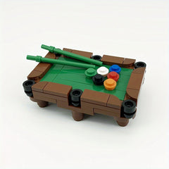 Mini Pool Table Building Blocks Toy Gift