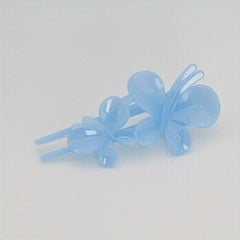 Acrylic Butterfly Hair Claw Solid Hair Clip Backe Head Clip