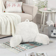Faux Fur Reading Pillow Cover Soft Washable No Pillow Core