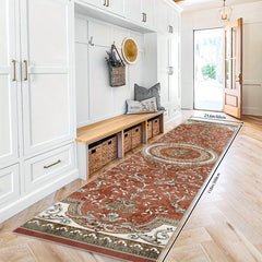 Vintage Floral 2'X10' Kitchen Rug Soft Laundry Room Oriental Hallway Rug