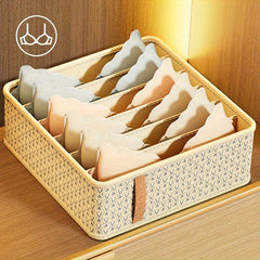 6 7 Grid Underwear Storage Box Space Saving Organizer