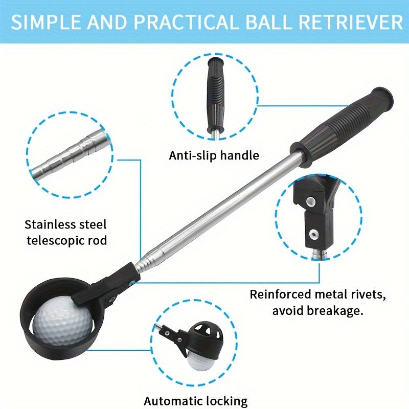 Retractable Golf Ball Water Finder Tool