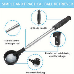 Retractable Golf Ball Water Finder Tool