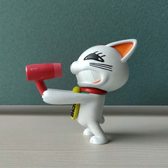 Quirky Lucky Cat Anime Figurines - Collectible Models