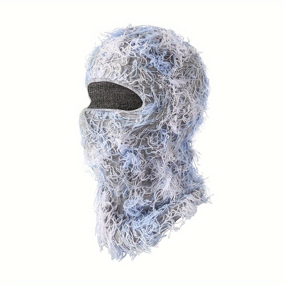 Windproof Knitted Balaclava Hat Full Face Mask for Winter Outdoor Sports
