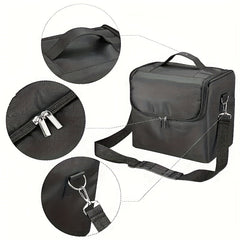 Large Makeup Organizer Case Professional Nail Train Bag
