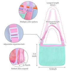 Kids Shell Collecting Bag Beach Sand Toy Seashell Bag