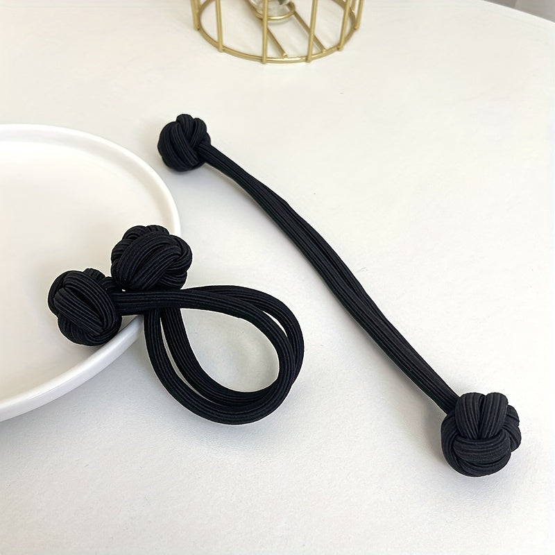Chinese Knot Hair Rope Elastic Ponytail Holder Hair Accessories