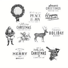 Santa Claus Clear Stamps Scrapbooking Decor Embossing DIY Greeting Card