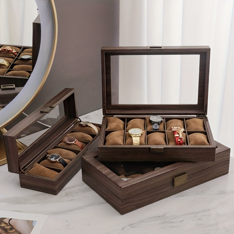 High-End Wooden Watch Collection Box