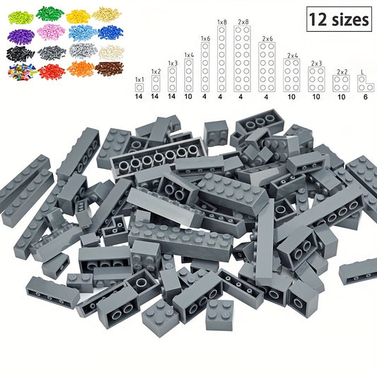 104pcs Mixed Building Blocks City Classic Creative Bricks Bulk Model Educational