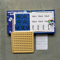 Multiplication Mnemonic Table Puzzle Board Game for Kids