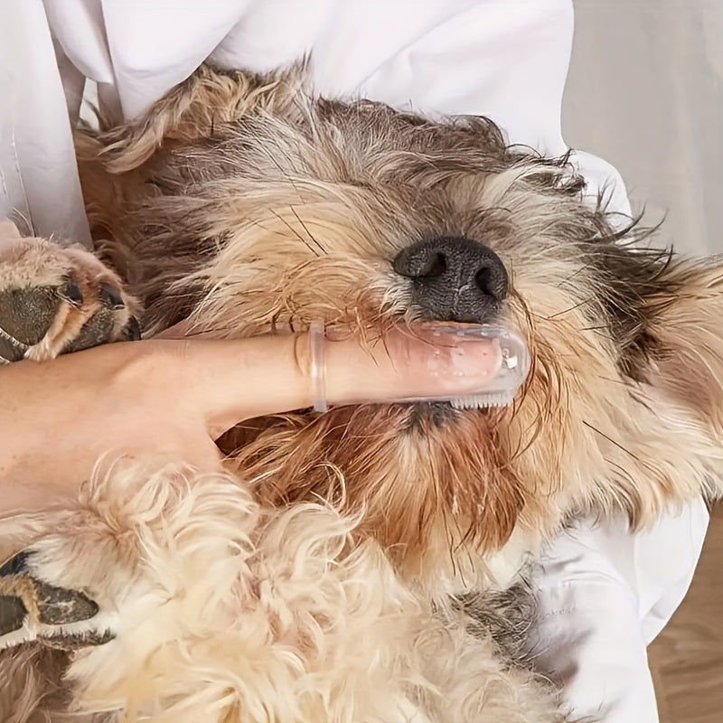 Pet Finger Toothbrush - Easy & Effective for Dog/Cat Teeth