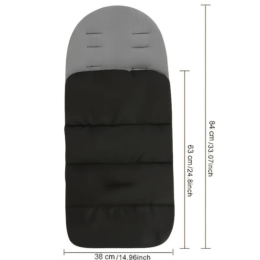 Universal Thickened Stroller Footmuff Windproof Warm Cushion Attachment