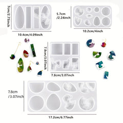 Island Resin Pendant Silicone Molds for DIY Craft Making