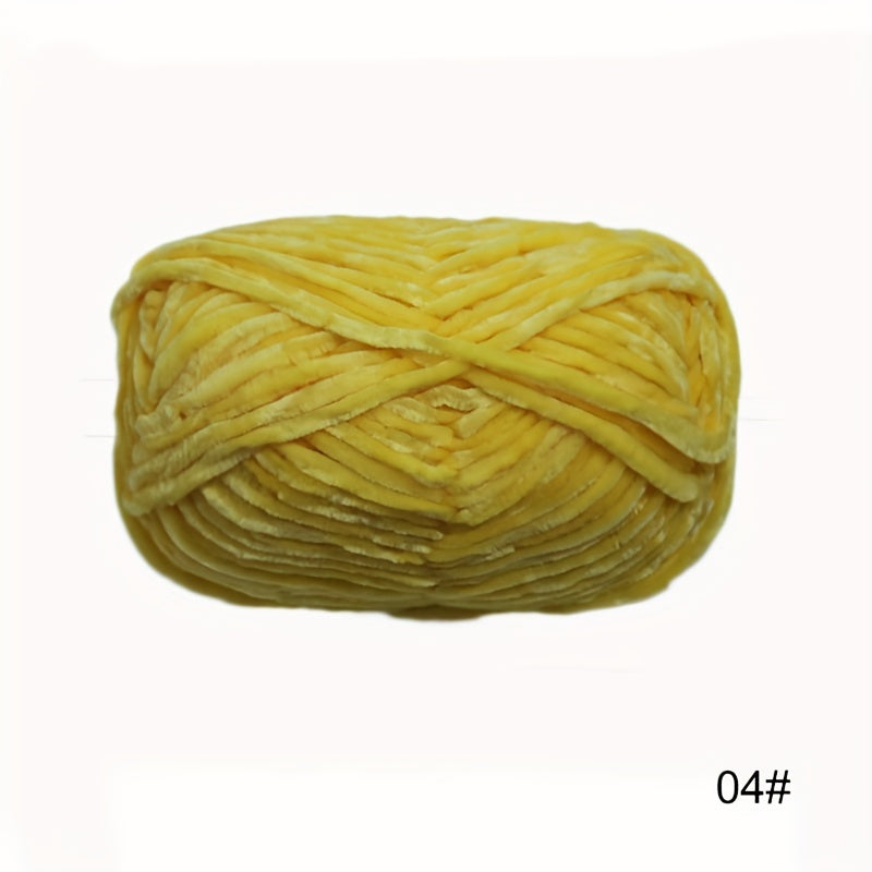 3pcs Chenille Yarn 100% Polyester Soft Comfortable Yarn for Knitting Crochet