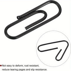 600pcs Small 1 inch Paper Clips with Box - Vinyl Coated Anti Tear