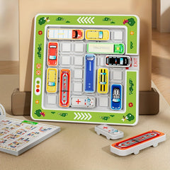 Kids' Car Challenge Puzzle Sliding Board Game