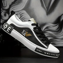 Men's Block Slip On Sneakers, Casual Walking Shoes