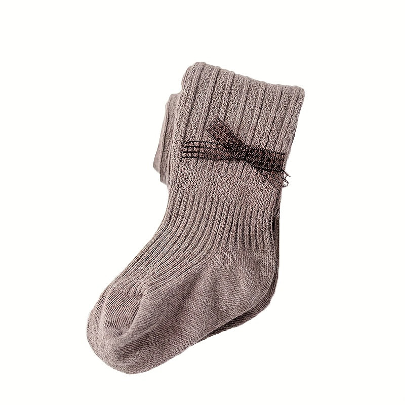 Baby Girls Bowknot Pantyhose Knitted Mesh Leggings Tights