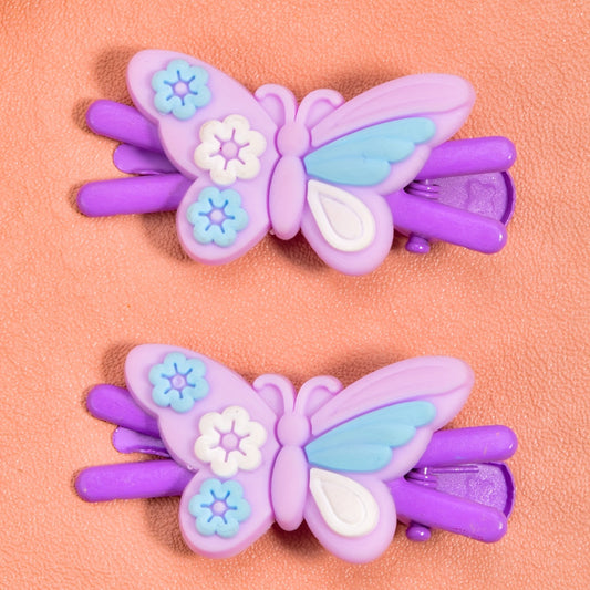 Girls Butterfly Hair Clip Hairpin Side Clip Headwear Princess Hair Accessories